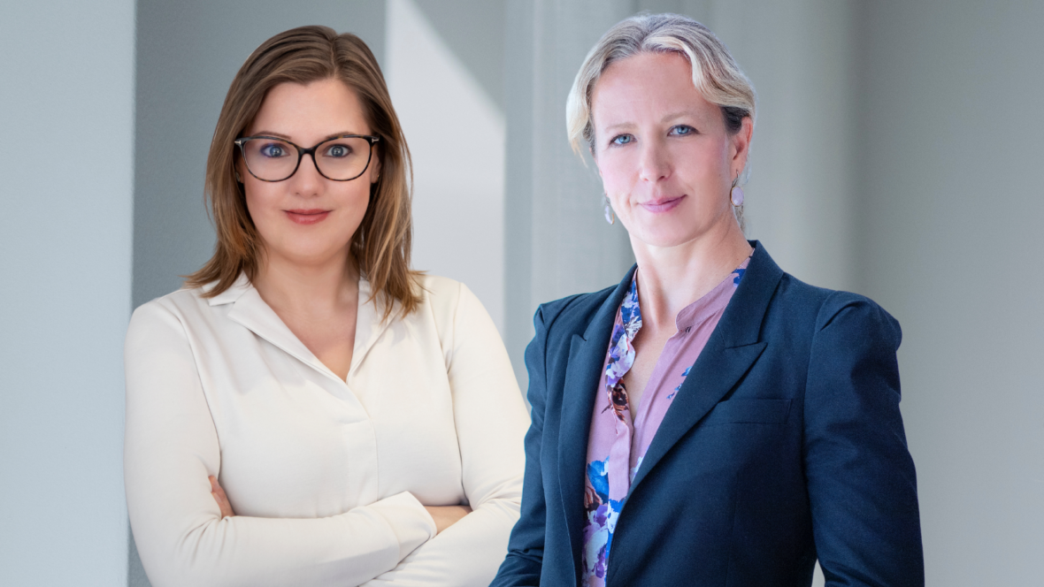 Ida Ingerö och Anna Bergdendal