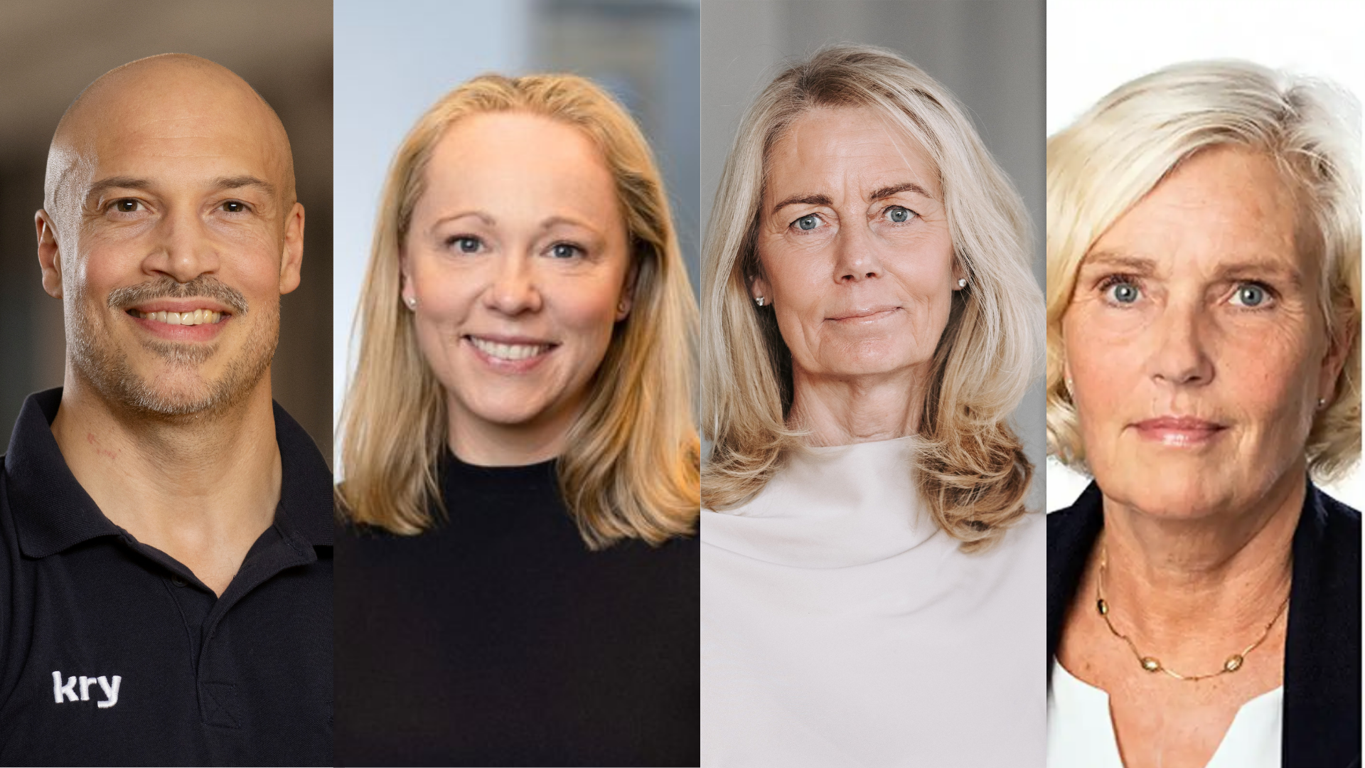 Yamin Granberg, global kommersiell chef Kry, Sofia Palmquist, VD och koncernchef Aleris, Britta Wallgren, VD Capio Sverige, Ann Söderström, sjukhuschef Carlanderska